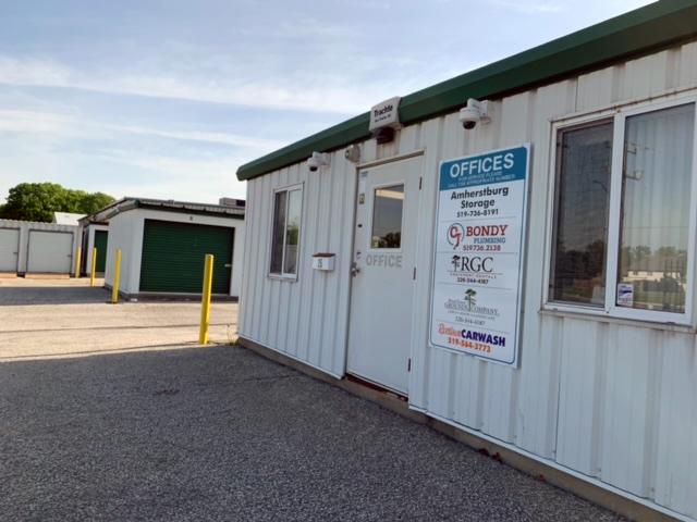 The main office of Amherstburg Storage